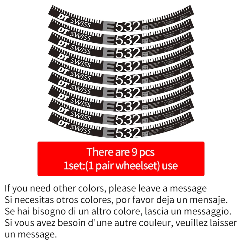 Горный велосипед DT E532 набор колес наклейки на обод велосипеда декоративные