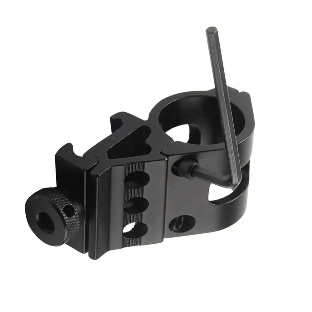 45 градусов Смещение кольцо держатель для фонарика подходит 20 мм/Вивера 25 4 мм