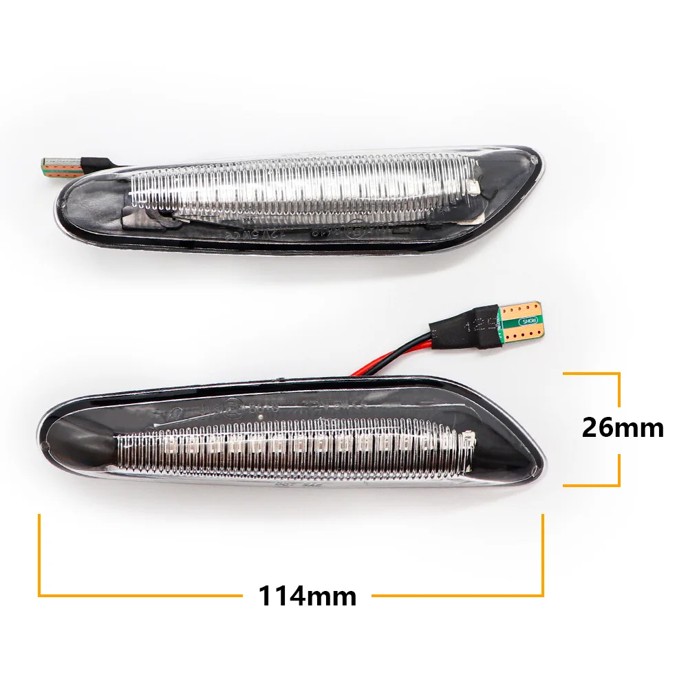 Светодиодный боковой маркер зеркальный световой индикатор поворотный сигнал