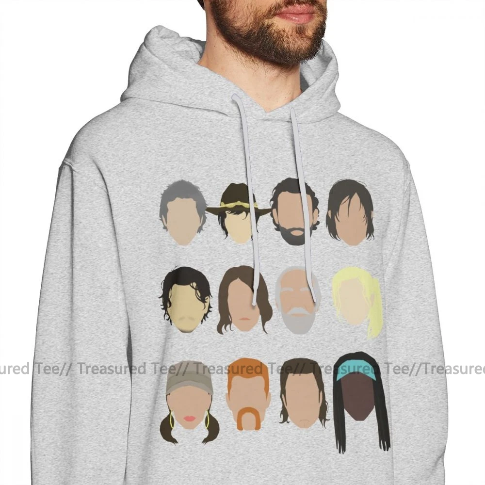 Толстовка с капюшоном Ходячие мертвецы толстовки оверсайз уличный пуловер