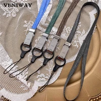 neck strap plastic ring lanyard mobile phone straps keychain car keyring charms long lanyard for key hanging rope ornaments