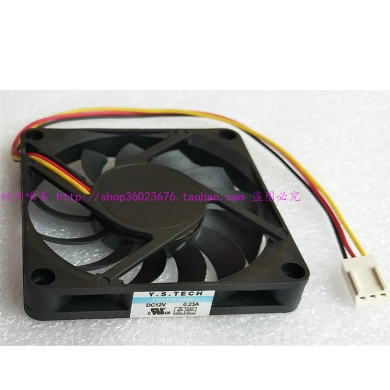 

Y.S.TECH 7010 70*70*10MM Cooling fan 70MM 7cm CPU Ultra-thin cooling fan 12V 0.23A with 3pin