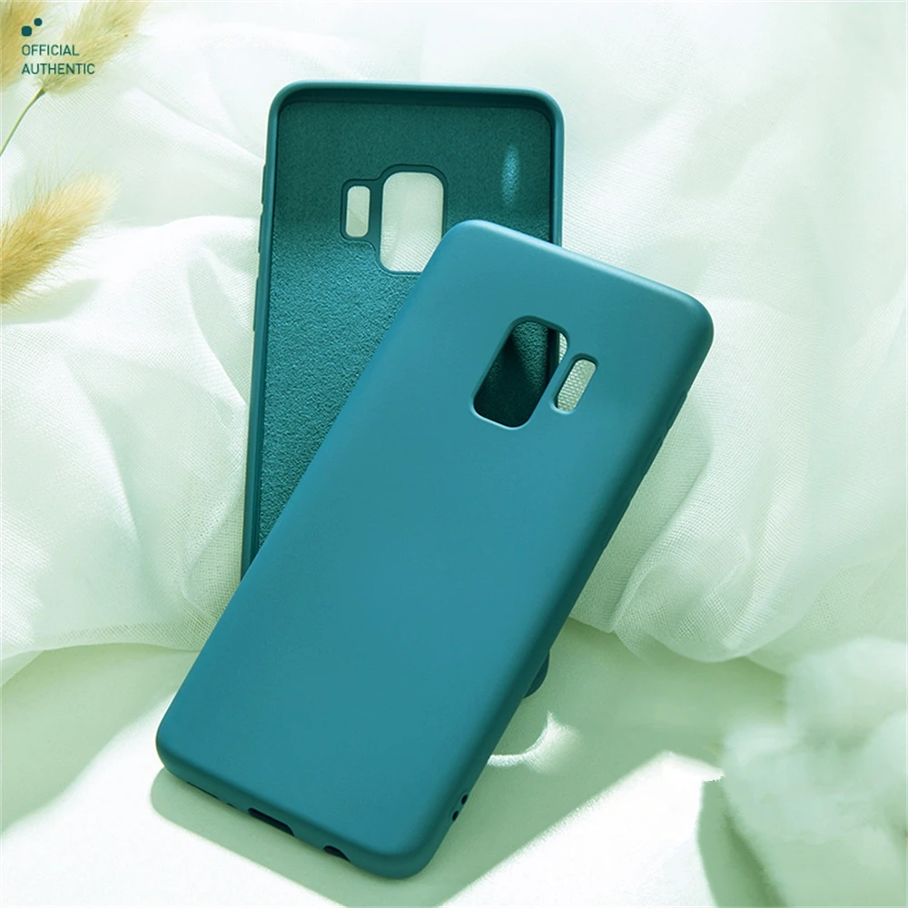 Original Silicone Case For Samsung Galaxy S20 Ultre S7 S8 S9 S10 E Plus A10 A20 A30 A40 A50 A60 A70 A80 A90 Note 8 9 10 Cover |