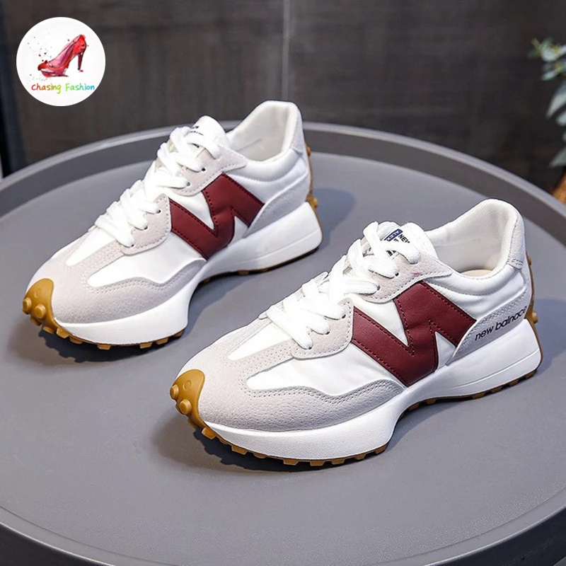 

COZOK Spring New Sport Sneakers Women 2022 Thick Bottom Breathable Running Vulcanize Shoes For Girl Luxury Brand White Sneakers