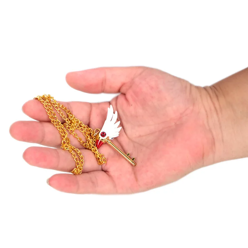 Брелок для ключей косплея из аниме-карты ожерелье КИНОМОТО Сакура реквизит