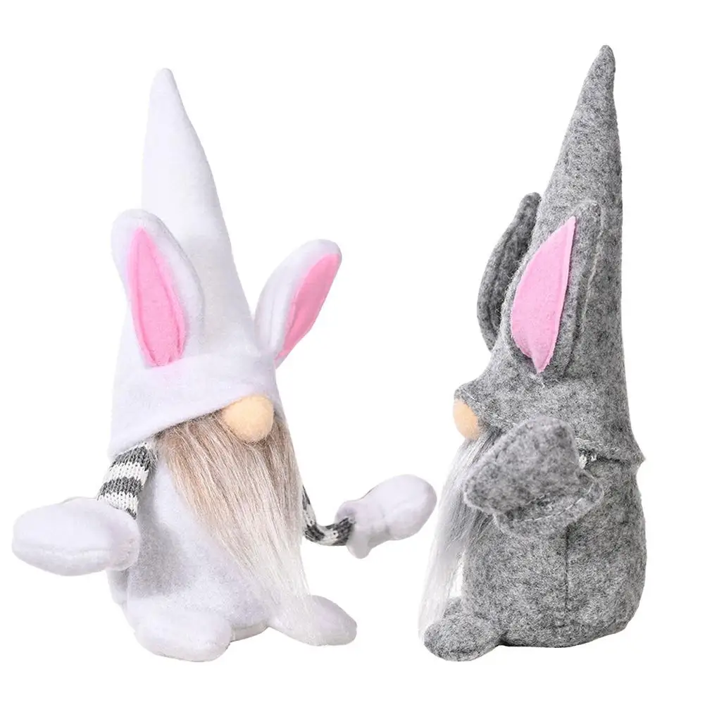 

Easter Bunny Gnome Bunny Faceless Plush Doll Decor Rabbit Tomte Nordic Swedish Nisse Ornaments Spring Easter Home Decorations Ea