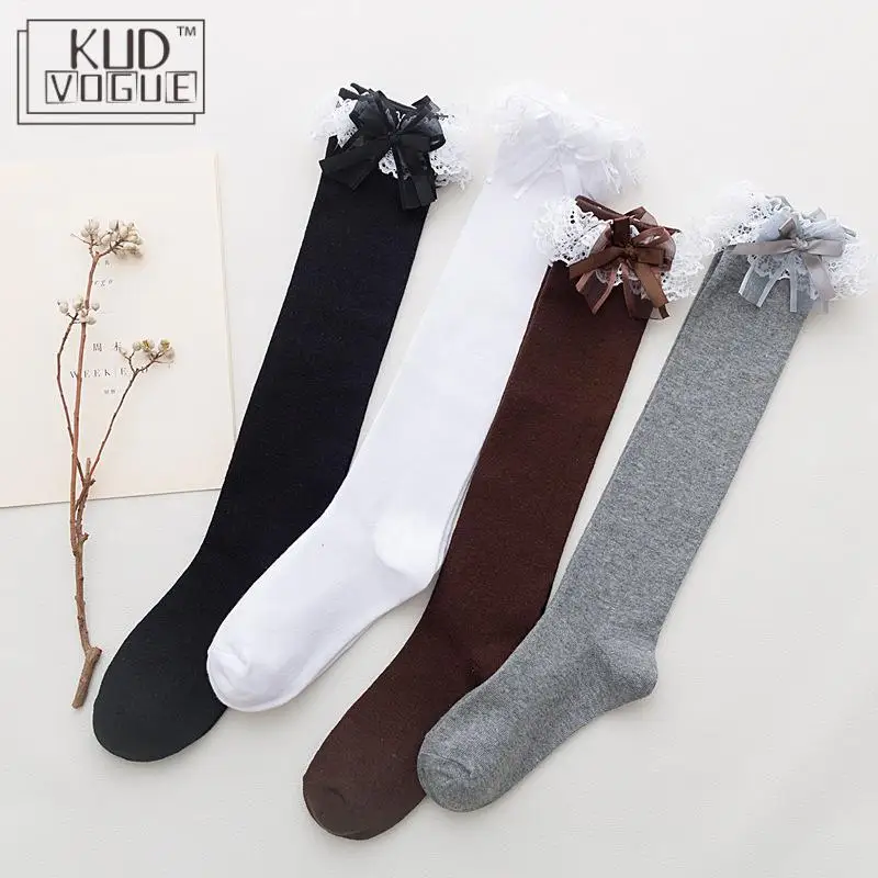 Осенне зимние носки в стиле &quotЛолита&quot кружевные колготки для японских