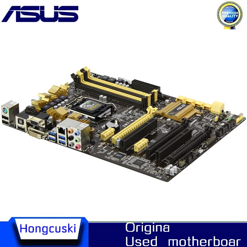 Для ASUS оригинальная материнская плата Socket LGA 1150 DDR3 Z87 SATA3 USB3.0 настольная |