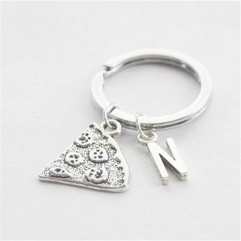 Брелок для ключей с монограммой брелок именем пиццы | Украшения и аксессуары