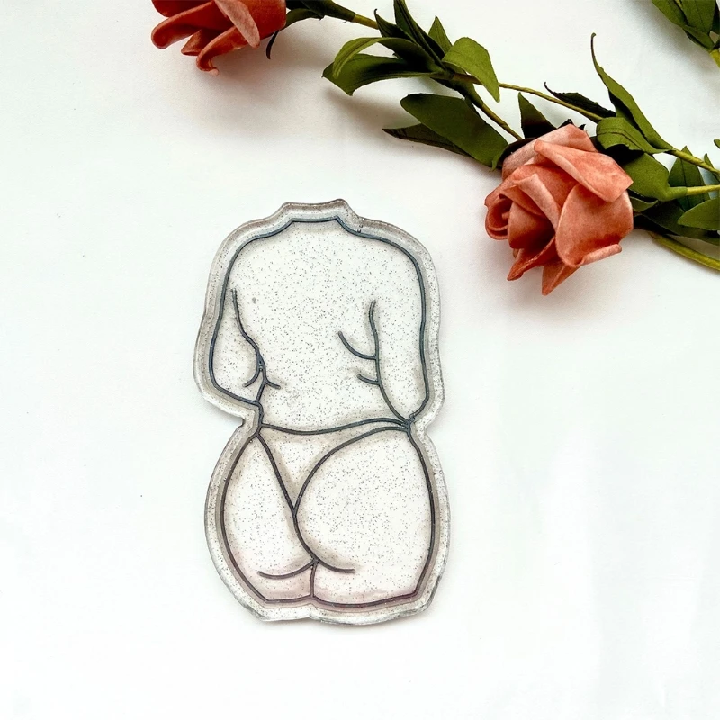 

Resin Silicone Molds Sexy Woman Back View Coaster Tray Molds for Craft Making Agate Slice Coasters Cup Mats
