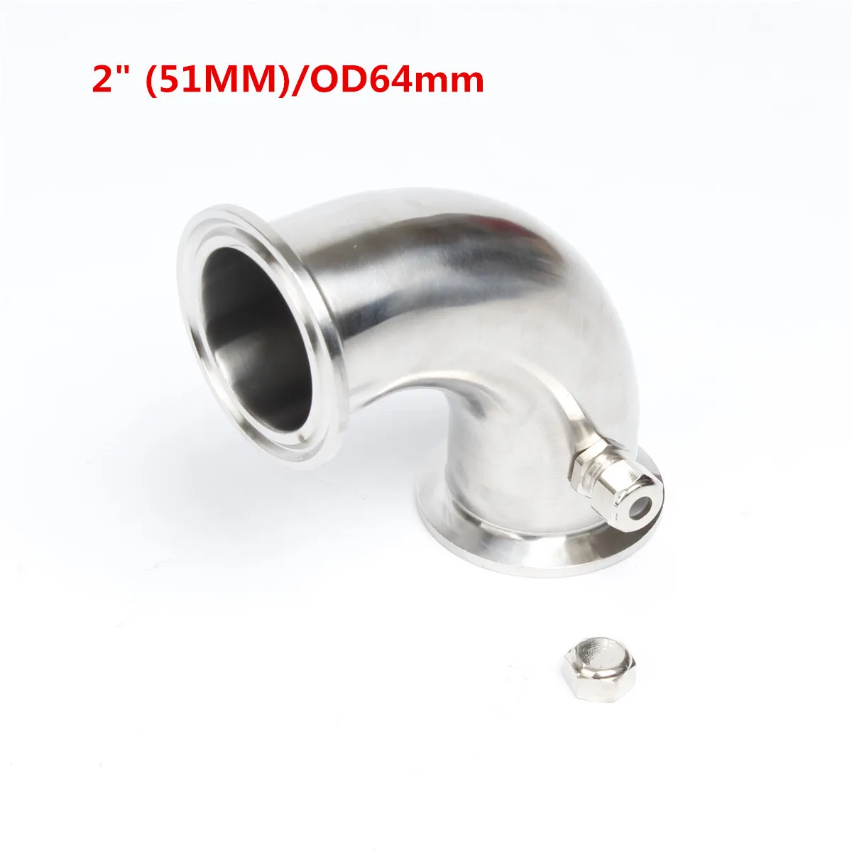 Трехзажимный колено Thermowell 1 5 дюйма OD мм 2 od 64 90 градусов соединитель для датчиков