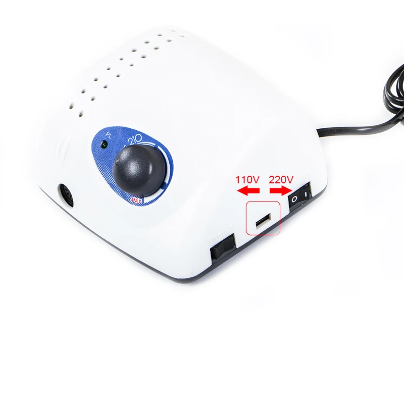 

STRONG 210 65W micro motor electric manicure drill and accessories 35000rpm motor universal nail drill polishing tool