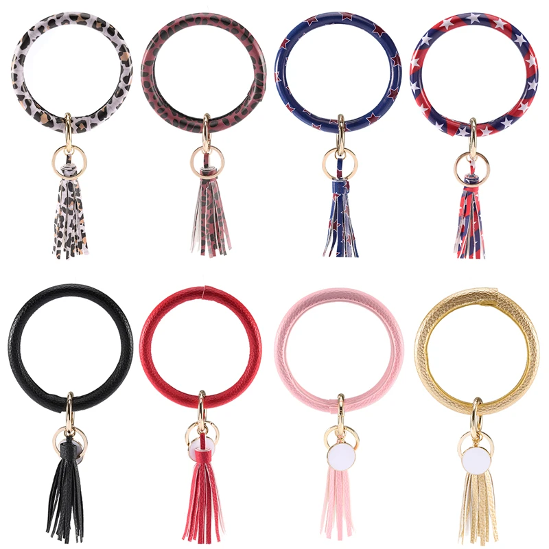 Новинка 2019 брелок из искусственной кожи с о образной цепочкой на заказ милый