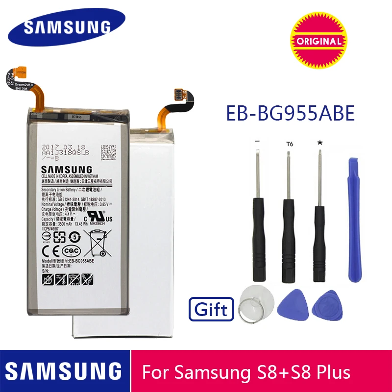 Samsung телефон батарея EB-BG955ABE 3500 мАч для samsung Galaxy S8 Plus G955 G955F G955A G955T G955S G955P батареи