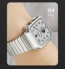 Чехол для часов Apple Watch band 7 6 SE 5 4 3 2 1 42 мм 38 мм, мягкая прозрачная защитная пленка из ТПУ для iWatch 4 3 44 мм 40 мм