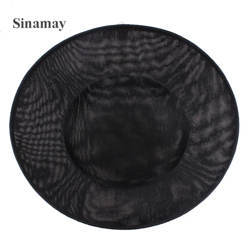 Круглая шляпа тарелка Sinamay вдохновленная Вуалетка аксессуары для волос сделай