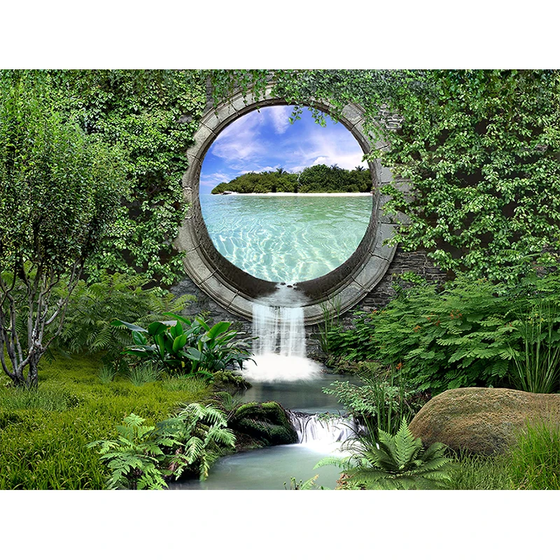 Nitree Винтаж сельских реквизит фон для фото-студии с Лестницы пейзаж Manor фотосъемки