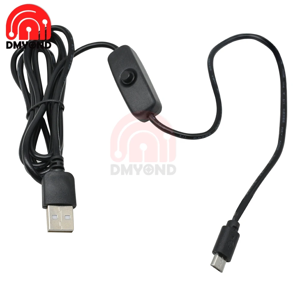 Горячая Распродажа кабель питания Micro USB для зарядки 1 5 м провод с выключателем