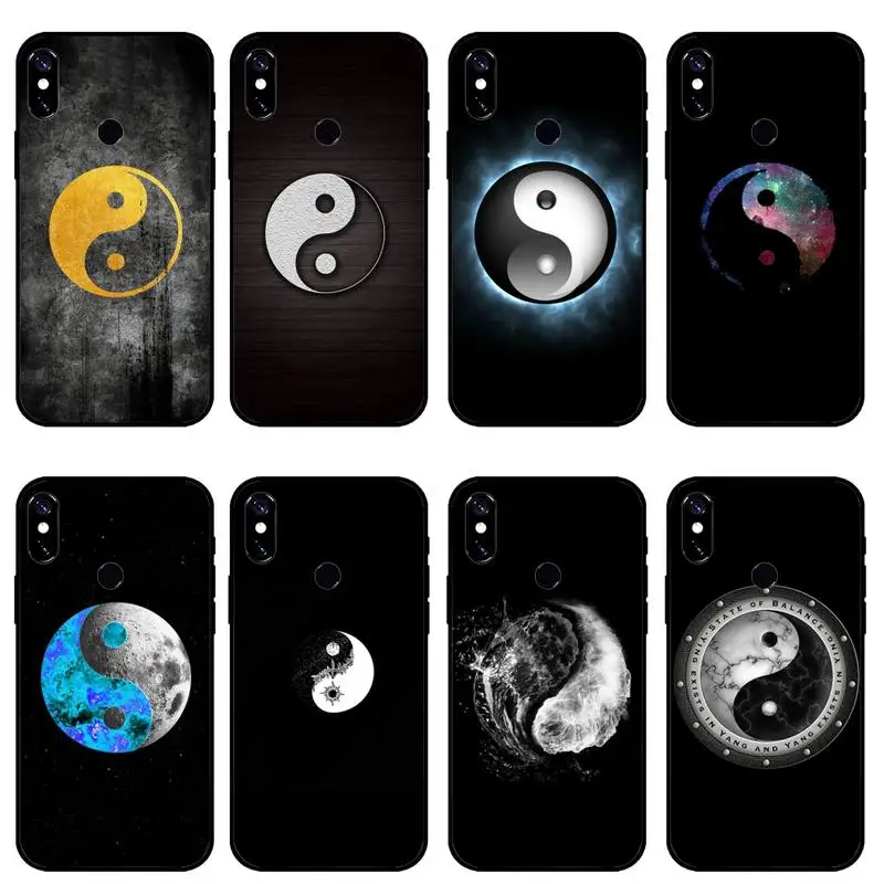 

Tai chi yin yang Chinese round art Phone Case For Xiaomi Redmi 7 8 9t a3Pro 9se k20 mi8 max3 lite 9 note 9s 10 pro cover