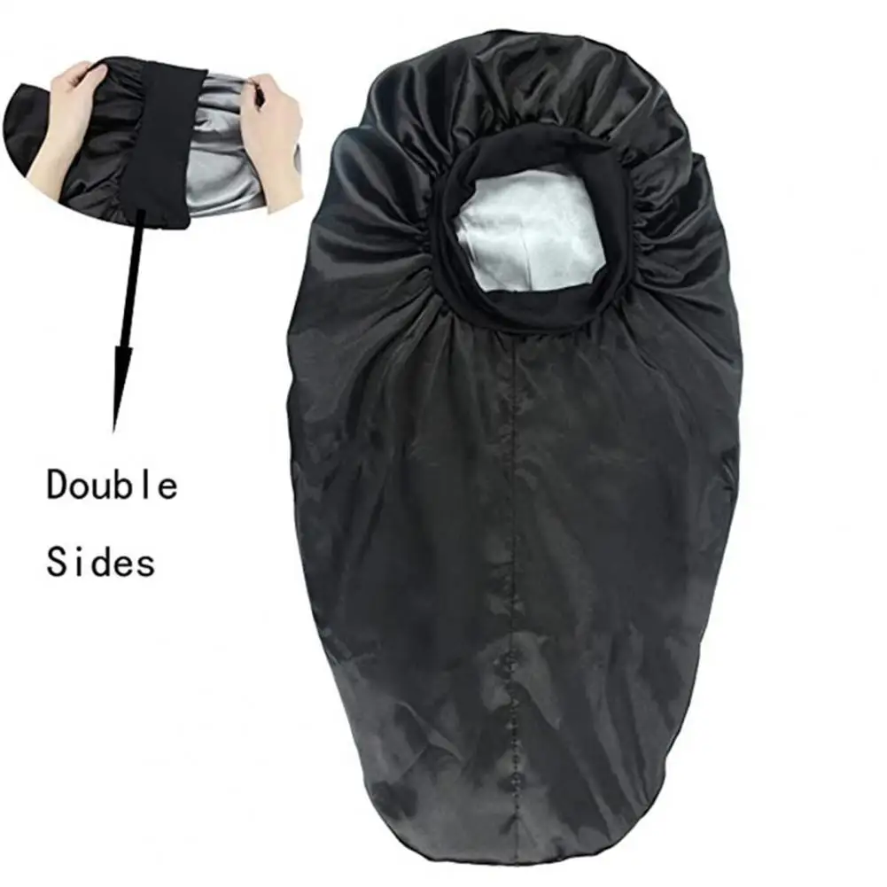 

Sleep Caps Breathable Well-sealed Band Multi-functional Black Women Makeup Washing Face Satin Caps for Girl