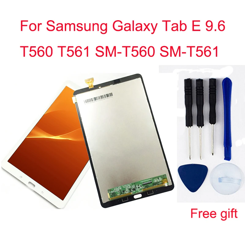 Для samsung Galaxy Tab E 9,6 T560 T561 SM-T560 SM-T561 сенсорный экран дигитайзер сенсор+ ЖК-дисплей панель монитор в сборе