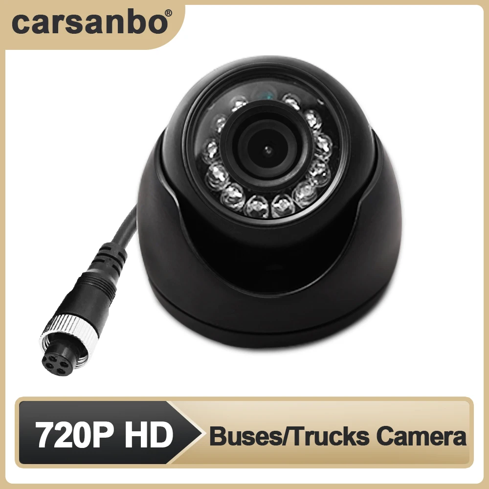 

Car HD Camera 720P AHD CCTV Surveillance Camera with LED IR Infrared Indoor Security CCTV Dome Camera,Suitable for Buses /Trucks