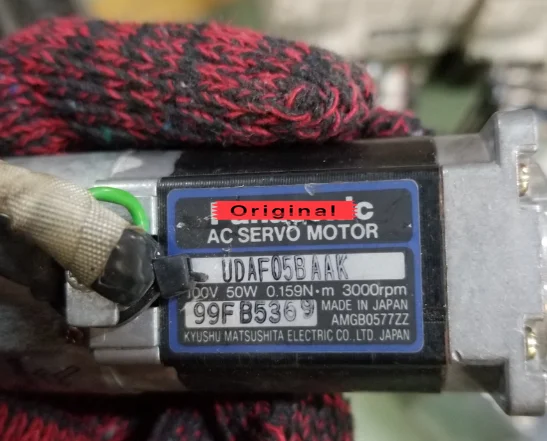 

Servo motor UDAF05BAAK , used one ,90% appearance new ,3 months warranty