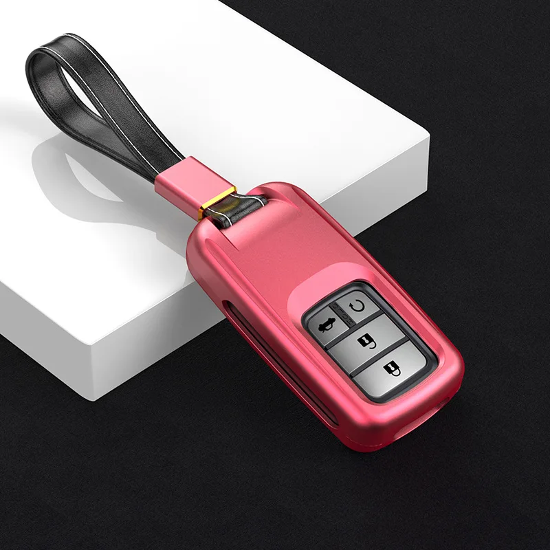 

Car Key Case Cover For Honda Civic CR-V HR-V Accord Jade Crider Odyssey 2015-2018 EX EXL Civic Pilot Ridgeline 2016 2017 2018