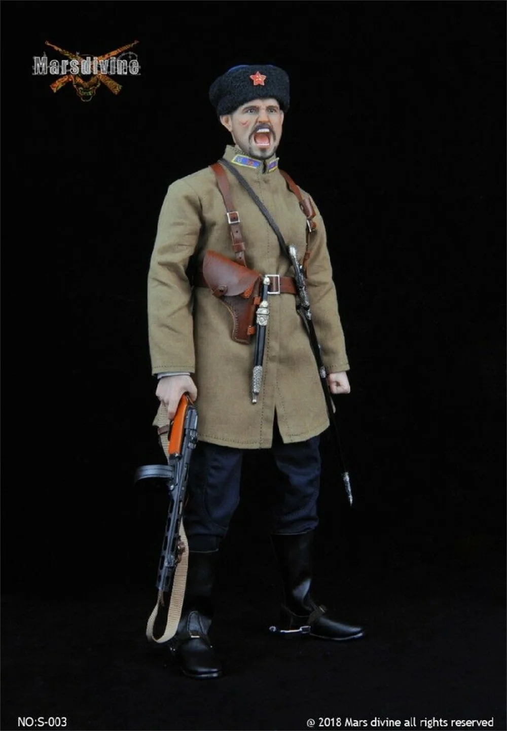 

in stock 1/6 Marsdivine S-003 de la Segunda Guerra Mundial sovitica caballera cosaca ropa F 12 "hombre figura Juguetes