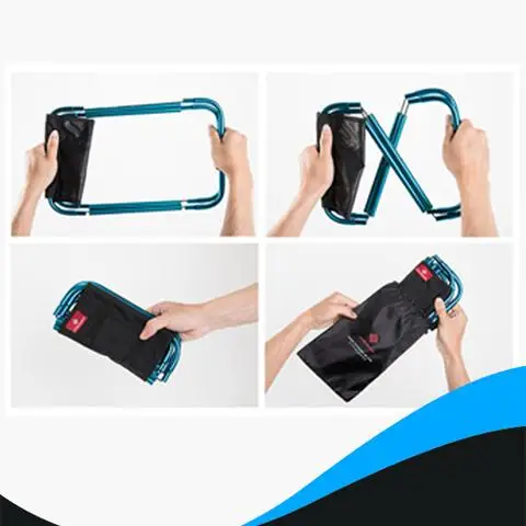 Ультра легкий портативный складной стул на открытом воздухе для рыбалки Кемпинг