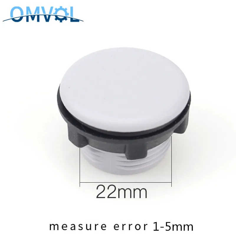 Штепсельная Вилка для кнопочного переключателя 16 мм 22 30 пластиковая трубка |