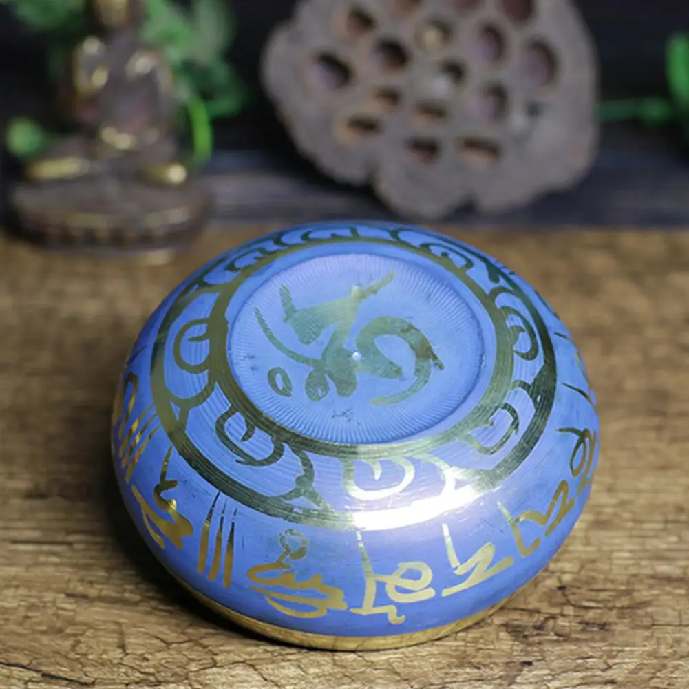 

Hot Tibetan Singing Bowl Set With New Dual-End Stroker Cushion Handcrafted In Nepal For Meditation Healing And Mindfulness Whole