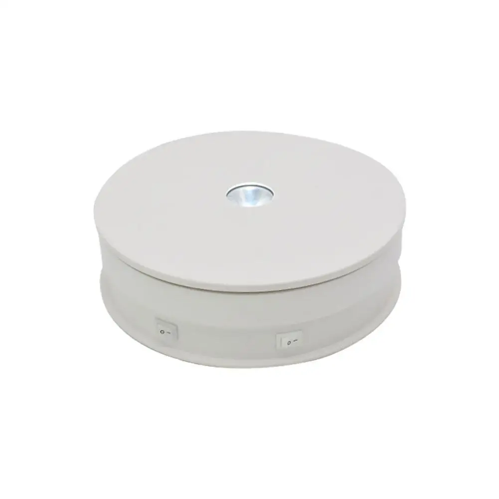 

360 Degree Rotating LED Jewelry Photo Shooting Station Live Silent Electric Model-display Turntable Photography Lumi V4N7