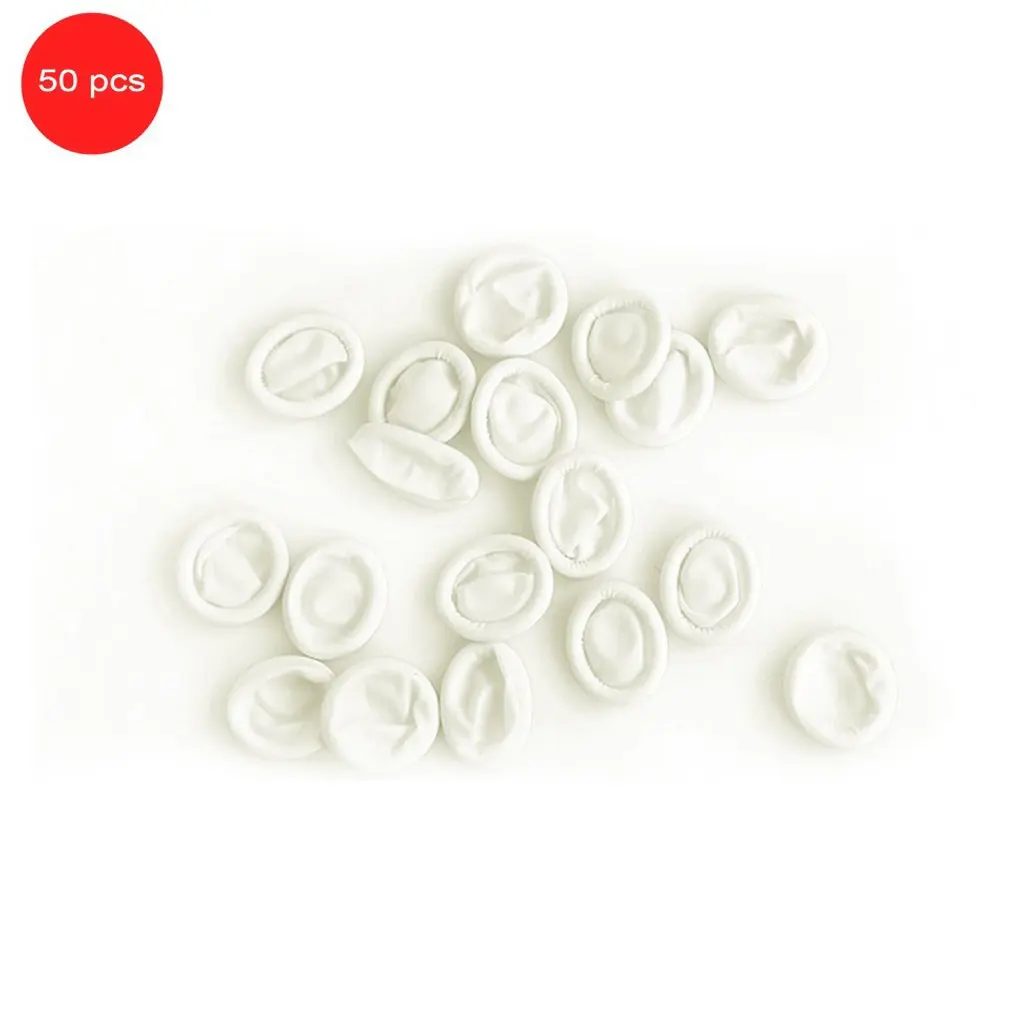 

50 шт., антистатические напальчники из натурального латекса, 100 шт./компл.