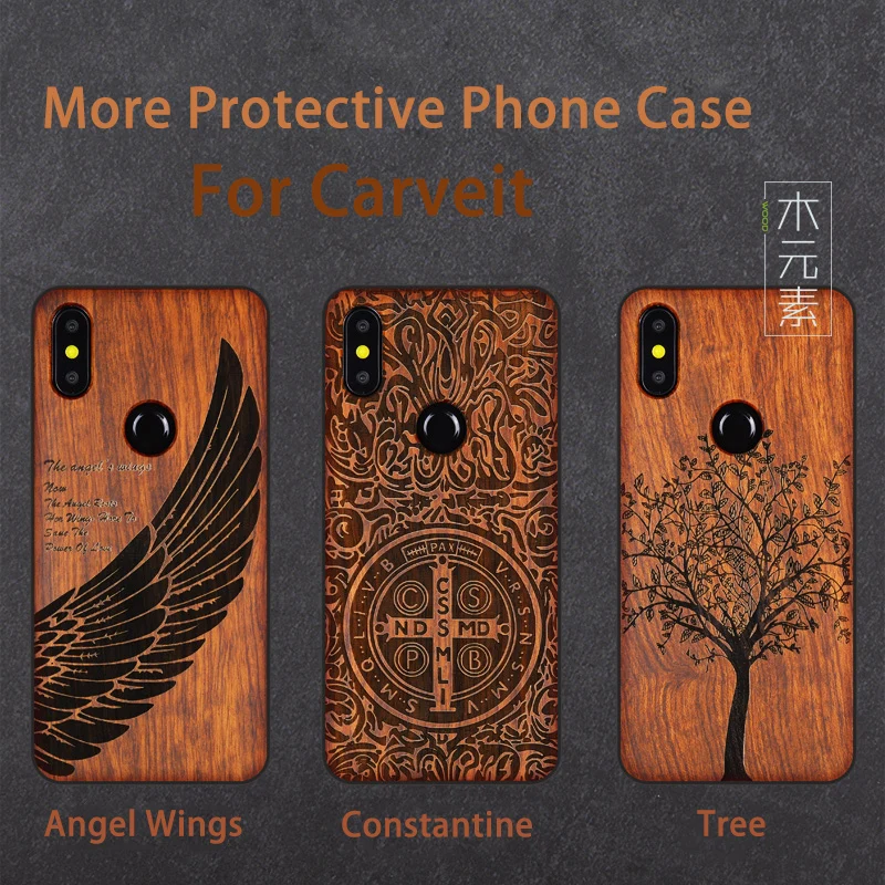 carveit custom 3d carved picture wood cases luxury tup soft edge cover wooden accessory thin shell protective oneplus phone hull free global shipping