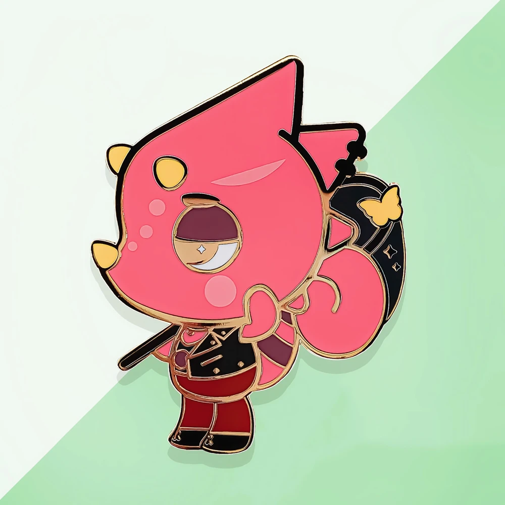 

Sale Cute Cartoon Pink Chameleon Hard Enamel Pin New Horizons Animal Crossings Medal Brooch Lapel Backpack Pins Jewelry 2021