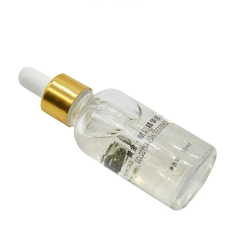 

24K Gold Hyaluronic Acid Face Serum Replenishment Moisturize Shrink Pore Brighten Skin Lift Firming Essence