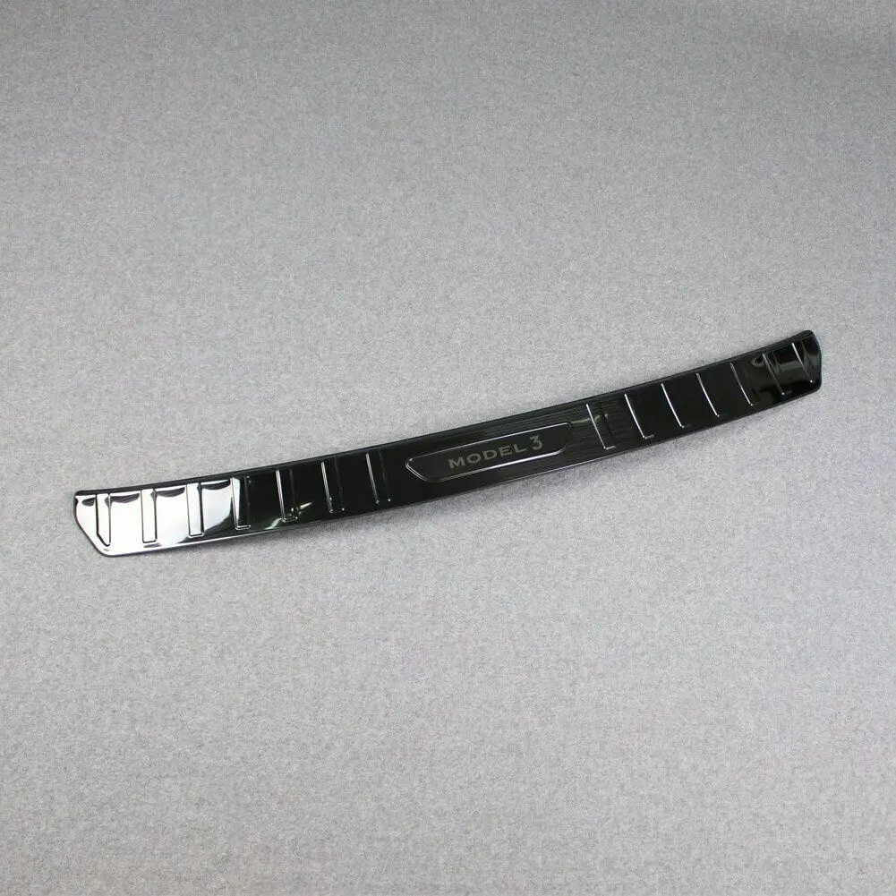 

Fit for Tesla Model 3 2017-2021 Rear Outside Bumper Guard Plate Cover Trim