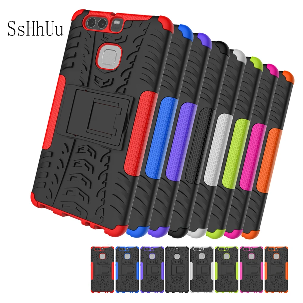 SsHhUu двухслойный защитный комбинированный чехол для Huawei P20 Pro P Smart P9 P8 P10 Plus P30 Lite