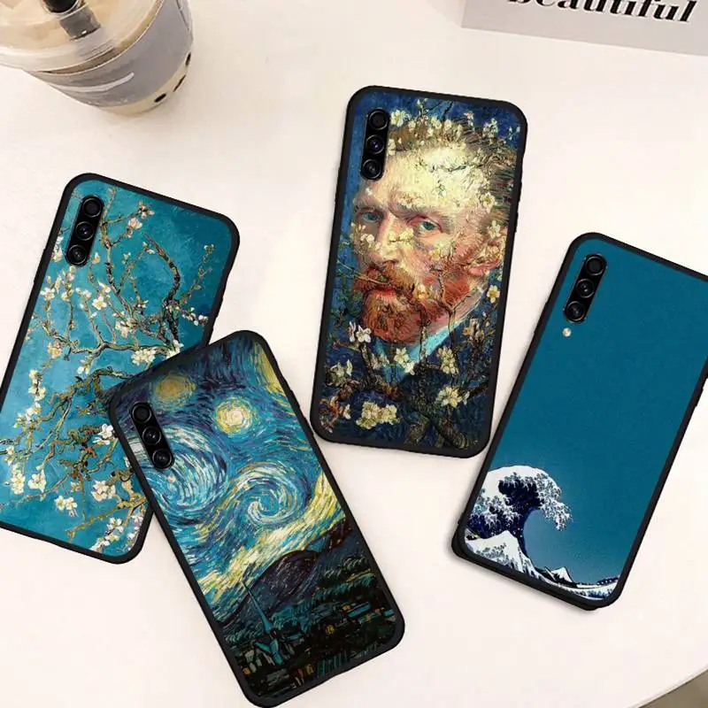 

art van Gogh painting Phone Case For Samsung galaxy S 21 20 10 8 A 50 21s 51 52 71 72 32 20 20e note 10 plus Ultra 5g fe