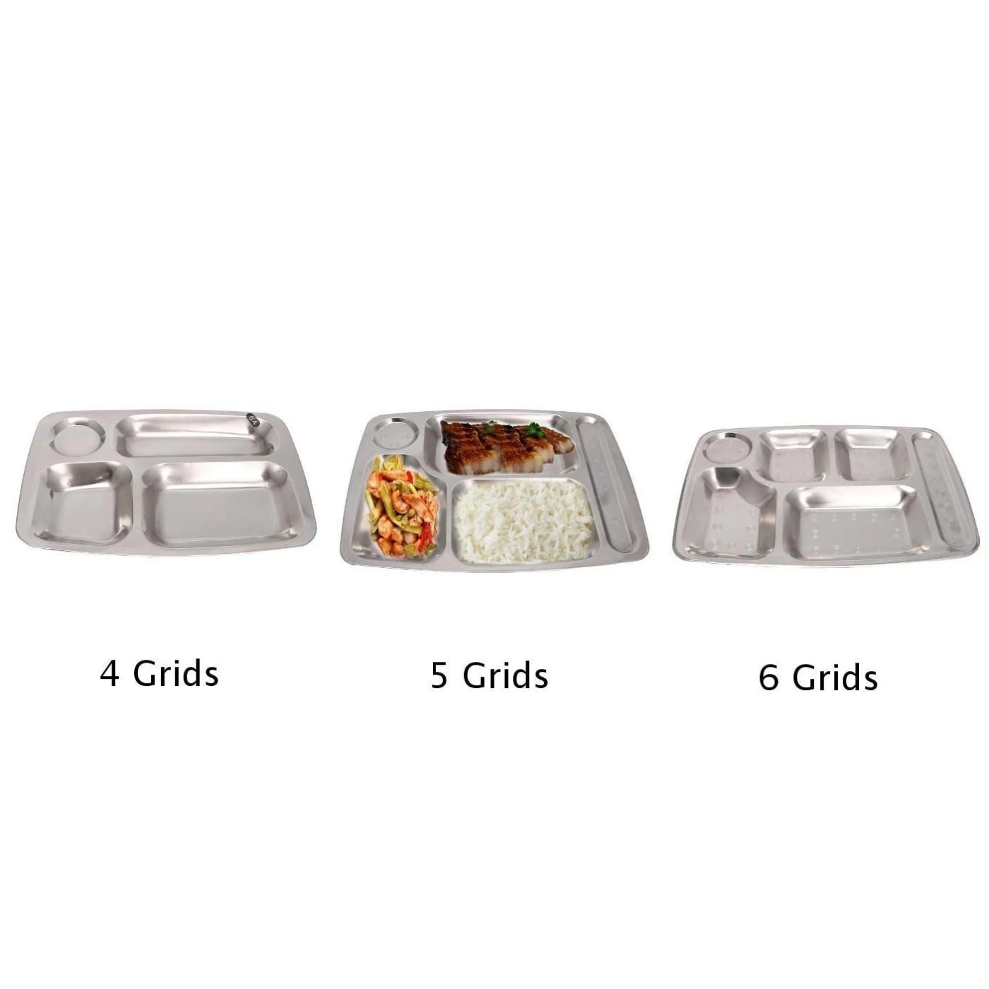 Закуска малыша из нержавеющей стали лоток для школьной еды кофейники Ланч-бокс 4