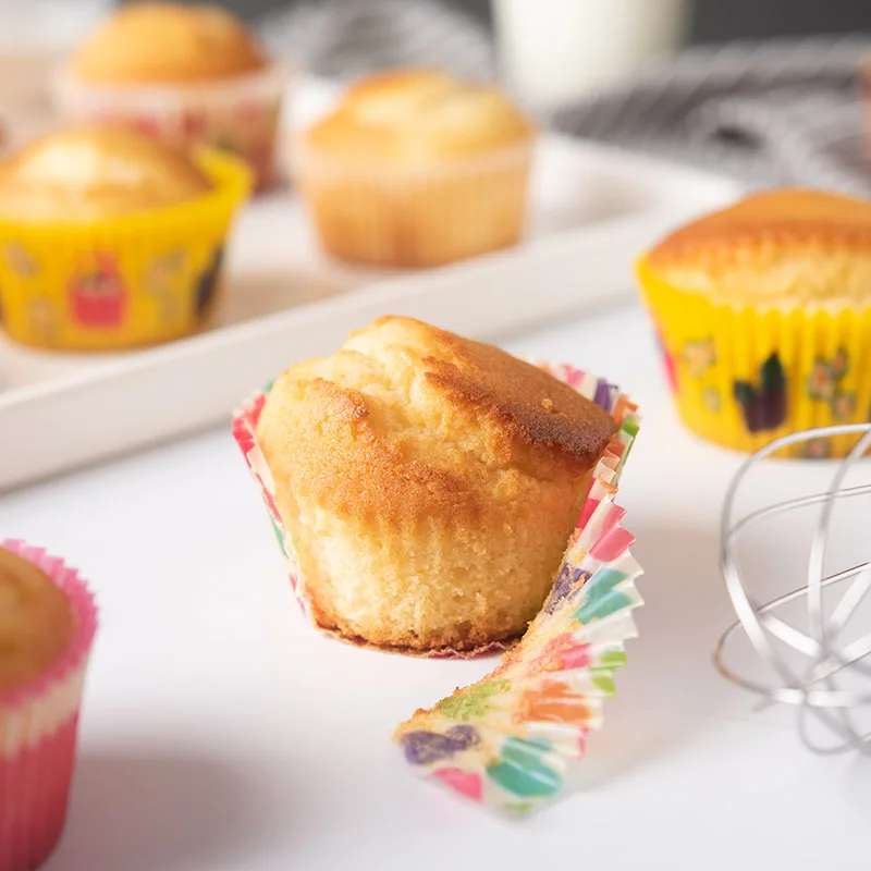 100 шт стандартный размер бумажные Формы для кексов формы выпечки чашки вечеринки