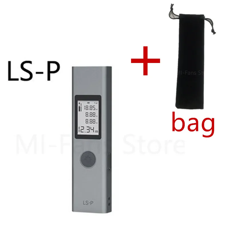 LSP add bag В Xiaomi Duka 40 м лазерный дальномер LS-P USB флэш зарядка дальномер высокая точность измерения дальномер - Цвет: LSP add bag