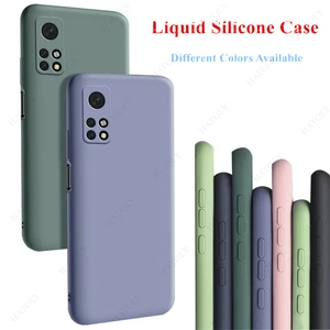 For Xiaomi Mi 10T Pro Case Cover for Xiaomi Mi 10T Note 10 Lite Pro
Redmi Note 9s 9C 9 Poco M3 X3 NFC Shell Liquid Silicone Case