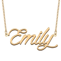 necklace with name emily for his her family member best friend birthday gifts on christmas mother day valentines day