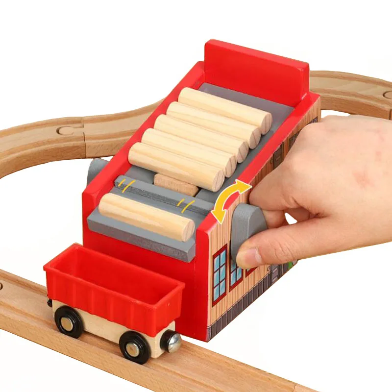 Деревянные аксессуары для железнодорожных дорожек Деревянный Железнодорожный