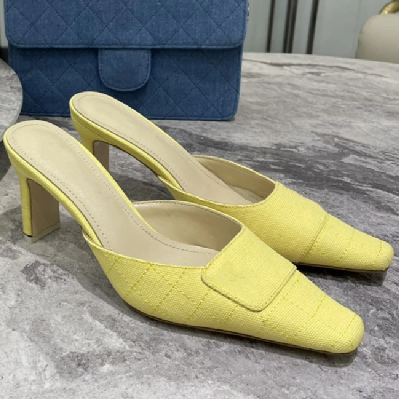 

Летние женские туфли; Женские босоножки желтого цвета женские вечерние Chaussures; Большие размеры для внешнего использования высокое сандалии ...