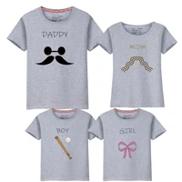 family matching clothes papa mama and bebe t shirts daddy mom daughter son outfits mommy and me short sleeve clothing
