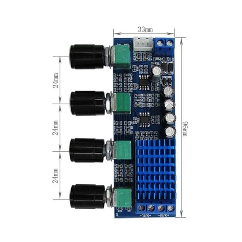 

XH-M577 TPA3116D2 Audio High Power Tone Op Amps DC 12-24V Dual-channel Stereo 2 x 80W Digital Amplifier Board B4-003