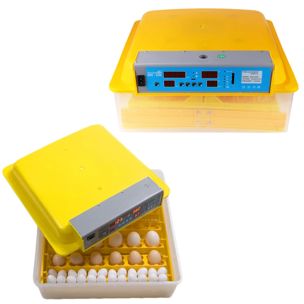 

220V Automatic Incubator Intelligent Incubator Egg Incubator Durable Insulation Incubator Mini Eggs Poultry Hatcher for Home Far